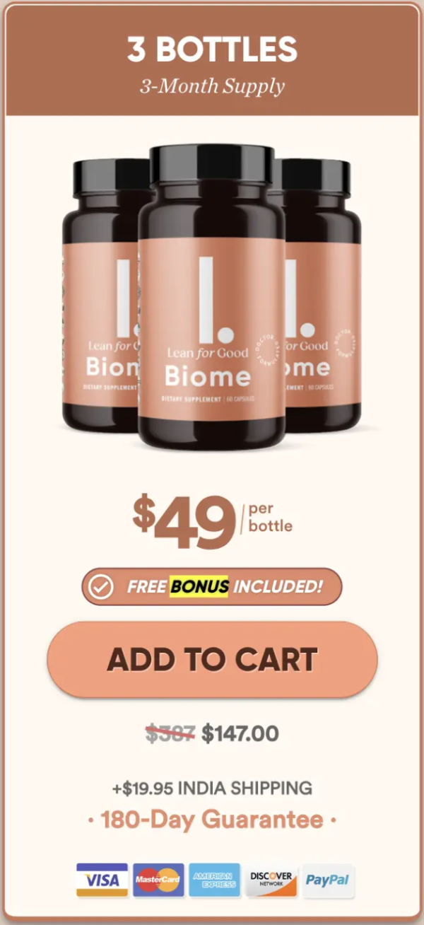 Three bottle LeanBiome bundle most popular choice with better value pricing